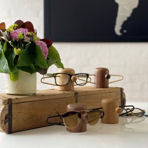 Nosey - glasses - walnut - oak - dot aarhus