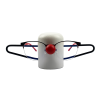Nosey christmas - glasses holder - white red